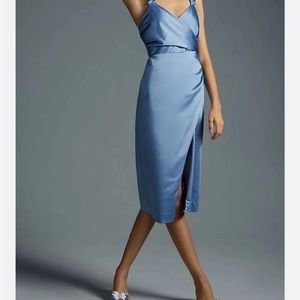 Anthropologie Ruched Sweetheart Dress